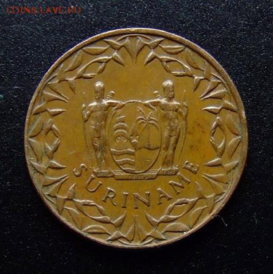4 - Суринам 1 цент (1970) бронза №1 А