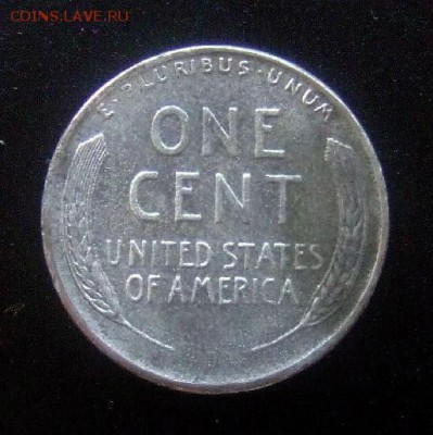 4 - США 1 цент (1943) цинк покр. сталью №7 Р