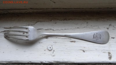 Вилка и ложка, серебро. Оценка и опознание. - DSC05685.JPG