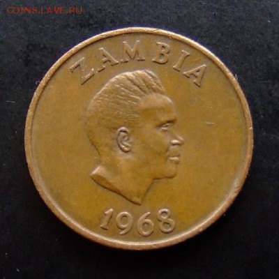 4 - Замбия 2 нгве (1968) «Орёл» (XF) А