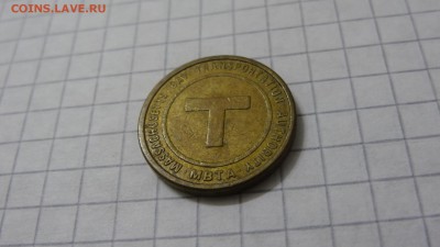 Транспортный жетон (метро) МВТА, Массачусетс, США - DSC05713.JPG