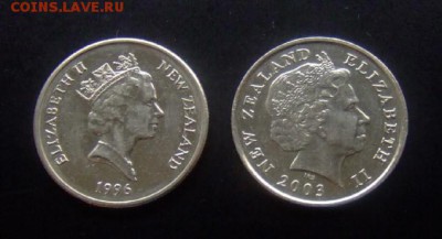 4 - Новая Зеландия (набор 5 центов, ящерица) (2 шт.) А