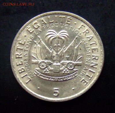 4 - Гаити 5 сантимов (1975) «ФАО» №1 Р