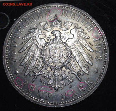 5 марок Гамбург 1913 оценка состояния и цена - image4.JPG