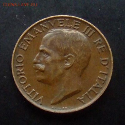 4 - Италия 5 чентезимо (1925) «Колос» (XF) А