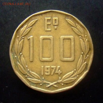 4 - Чили 100 эскудо (1974) «Кондор» Р