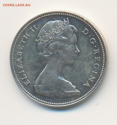 Ag. канада 1 доллар 1966. AU . до 16.05 22:00 - 19