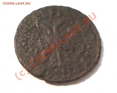 Деньга 1730 перечек из петр коп (окон. 8.07.10 в 22-00 МСК) - Деньга 1730 перечекан+