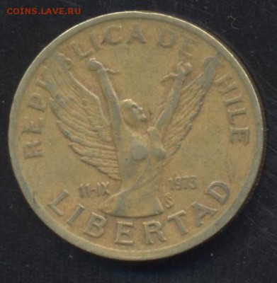 Чили 10 песо 1989 г.16.05.15 г. 22-00 МСК. - Чили 10 п.1