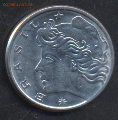 Бразилия 10 центавос 1977 г.16.05.15 г. 22-00 МСК. - Бразилия 10 ц. 77 1