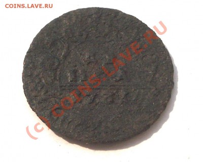 Деньга 1731 перечек из петр коп (окон. 8.07.10 в 22-00 МСК) - Деньга 1731 перечекан