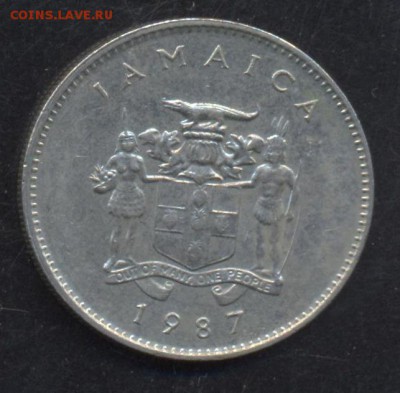 Ямайка 10 центов 1987 г.16.05.15 г. 22-00 МСК. - Ямайка 10 ц.