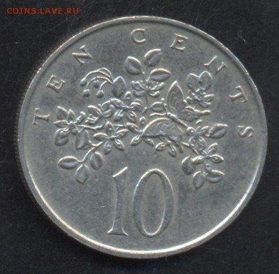 Ямайка 10 центов 1987 г.16.05.15 г. 22-00 МСК. - Ямайка 10 ц.1