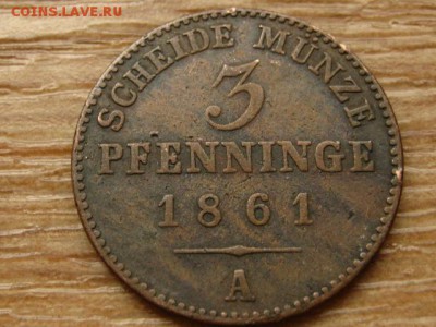 Пруссия 3 пфеннинга 1861 А до 18.05.15 в 21.00 - IMG_4829