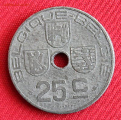 С 1 руб. БЕЛЬГИЯ 25с 1943г.ОККУПАЦИЯ  до 22.05.15г. в 22-00 - IMG_3811.JPG