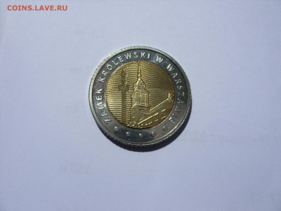 5 злотых 2014 Королевский замок в Варшаве. UNC. - 5 злотых 2014 Королевский замок в Варшаве - 2.JPG