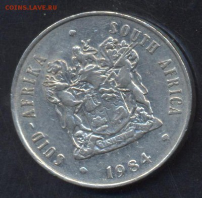 ЮАР 20 центов 1984 г. 19.05.15 г. 22-00 МСК. - ЮАР1