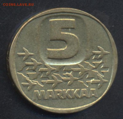 Финляндия 5 марок 1979 г.19.05.15 г. 22-00 МСК. - Финляндия