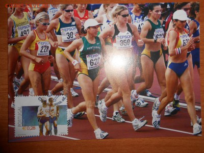 ПОРТУГАЛИЯ, Спорт, марки+открытки+спецгашение, серия - DSCN7159.JPG