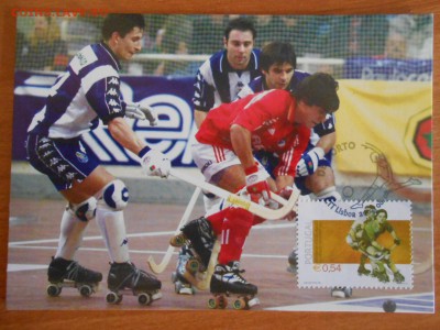 ПОРТУГАЛИЯ, Спорт, марки+открытки+спецгашение, серия - DSCN7160.JPG