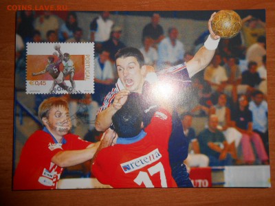 ПОРТУГАЛИЯ, Спорт, марки+открытки+спецгашение, серия - DSCN7164.JPG