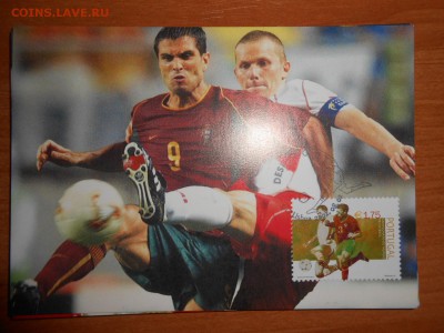 ПОРТУГАЛИЯ, Спорт, марки+открытки+спецгашение, серия - DSCN7165.JPG