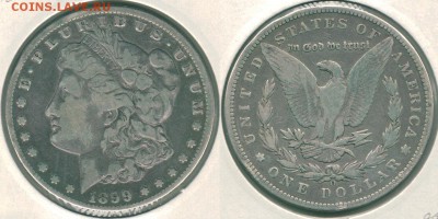 США, доллар 1899(о), с 200р! - до 22-00мск 20.05 - usa-1d-1899o