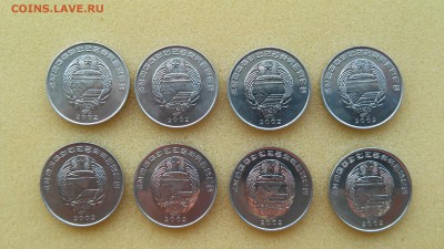 2 чона - фауна 8 монет!!! - Корея 2