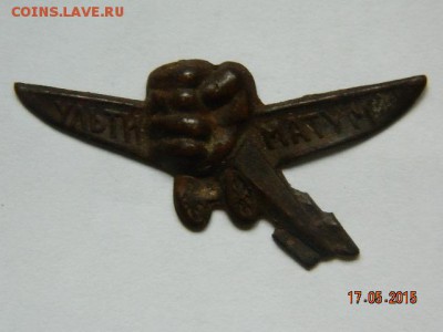 Значок ОДВФ на постройку эскадрильи «Ультиматум». 1923 г. - DSCN2244.JPG