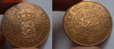 ДК Нидерландская Индия 2,5 цента 1945, неплохая - P1190233.JPG
