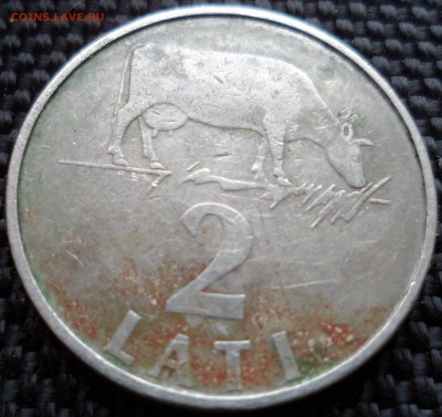Латвия. 2 лата 1992-Корова(не биметалл). до 24.05.15 в 22.30 - SAM_5787.JPG