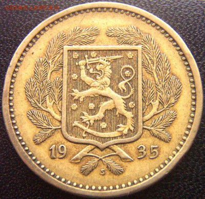 Финляндия_20 марок 1935. Нечастая монета; до 18.05_22.24мск - 9490