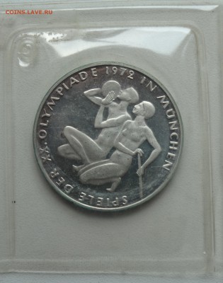 ФРГ 10 марок 1972 г. спортсмены пруф (G) запайка мон. двора - DSC01908.JPG