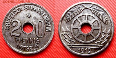 Нотгельд. 20 пфеннигов 1919 Crefeld до 23.05 22-00МСК - Безымянный7