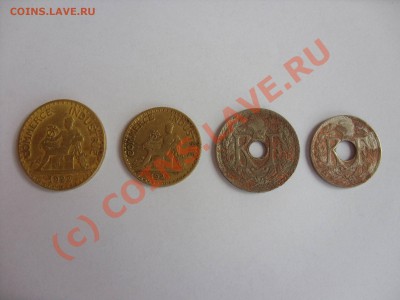4 монеты довоенной Франции 1922-1930гг. - Изменение размера SDC10005.JPG