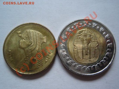 Египет 50 пиастров и 1 фунт Клео и Сфинкс до 08.07 в 21.00 М - P7033489.JPG