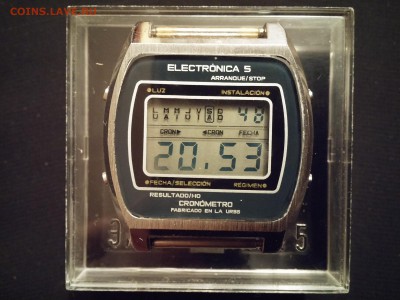 Часы наручные Электроника 5 (207) СССР 1985г до 24.05 22:00 - Э5-207-chronometro-1