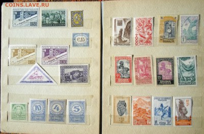 154 чистых старых марок Мира + бонус старые гашеные марки - алб7.JPG