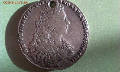 1 шт рубль 1728 (Петр 2) 2шт талер (Мария Тереза) - IMAG0214