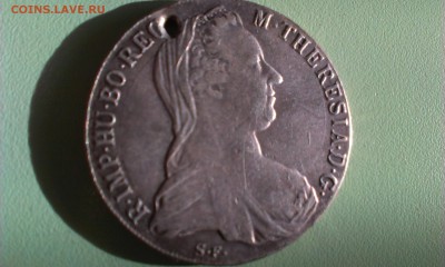 1 шт рубль 1728 (Петр 2) 2шт талер (Мария Тереза) - IMAG0217