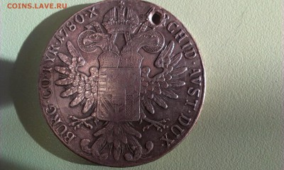 1 шт рубль 1728 (Петр 2) 2шт талер (Мария Тереза) - IMAG0220