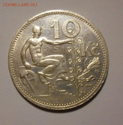 Чехословакия 10 крон 1932 и 20 крон 1937,Югославия 20д 1938 - чех-1.JPG
