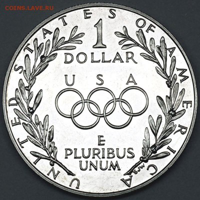 США_памятный серебряный доллар 1988(S); до 19.05_22.00мск - 9919