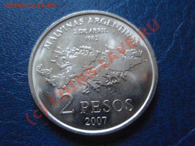 Аргентина 2 песо 2007 Фолкленды. до 08.07 в 21.00 М - P7043699.JPG