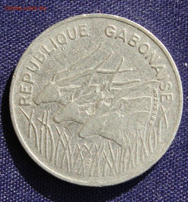 С 1 руб. ГАБОН 100 франков  1975г. АНТИЛОПЫ до 25.05.15г. - IMG_4382.JPG