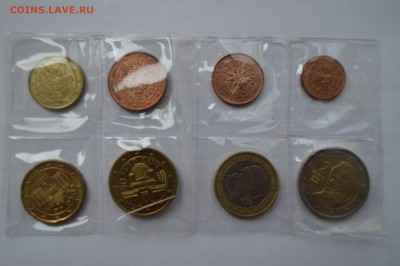 Набор монет Евро Австрия 2002г - DSC_0086.JPG