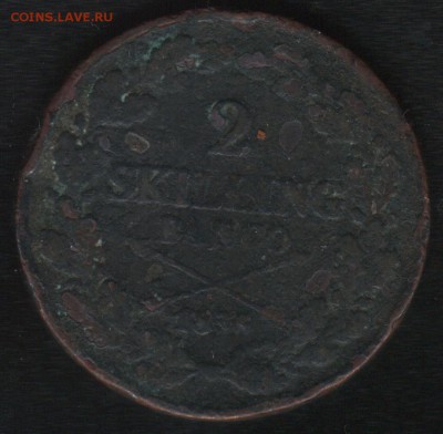 2 скиллинга 1836 года (Швеция) - Scan0001