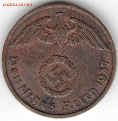 2 райхспфеннига 1937А Германия до 26.05.15 г. в 22.00 - Scan-150516-0030