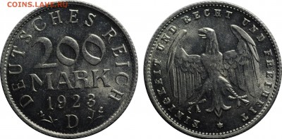 С 1 рубля, Веймар, 200 марок, 1923D 24.05 22-00 МСК - 200mrks1923D.JPG