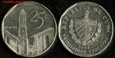 Куба 25 цент. 1998 до 22:00мск 25.05.15 - Куба 25 цент. 1998